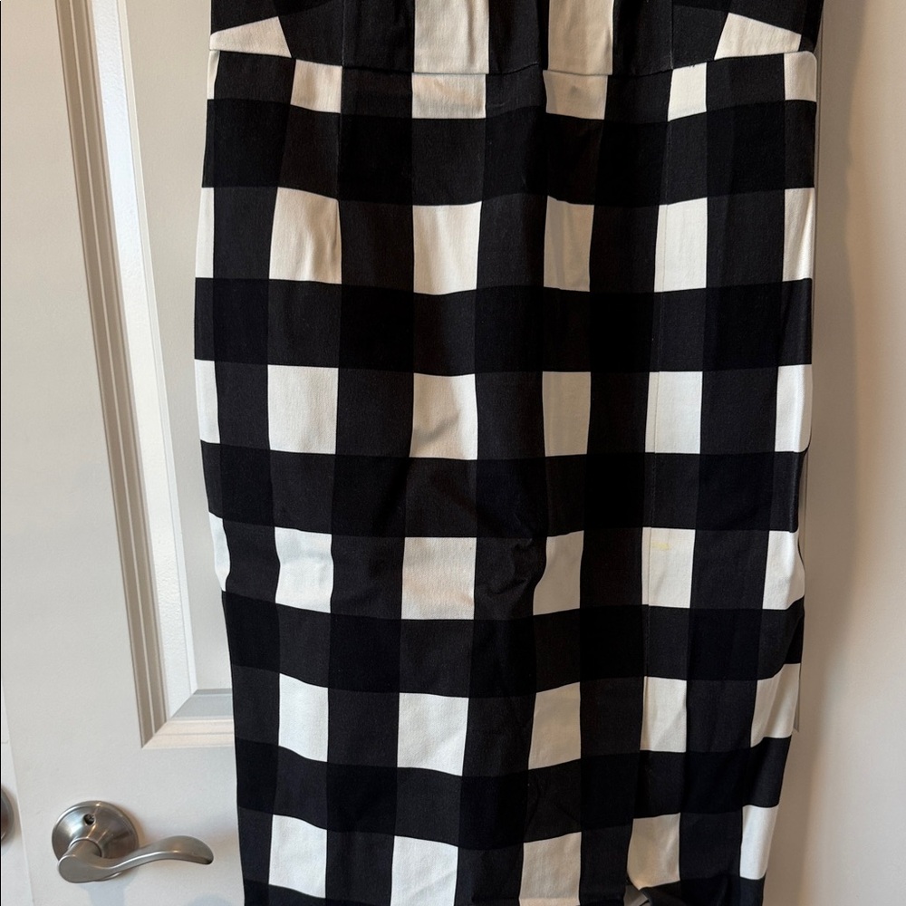 Banana Republic Checkered Midi Dress - Picture 3 of 10
